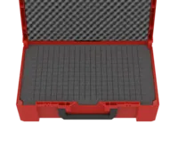 Plucked foam insert